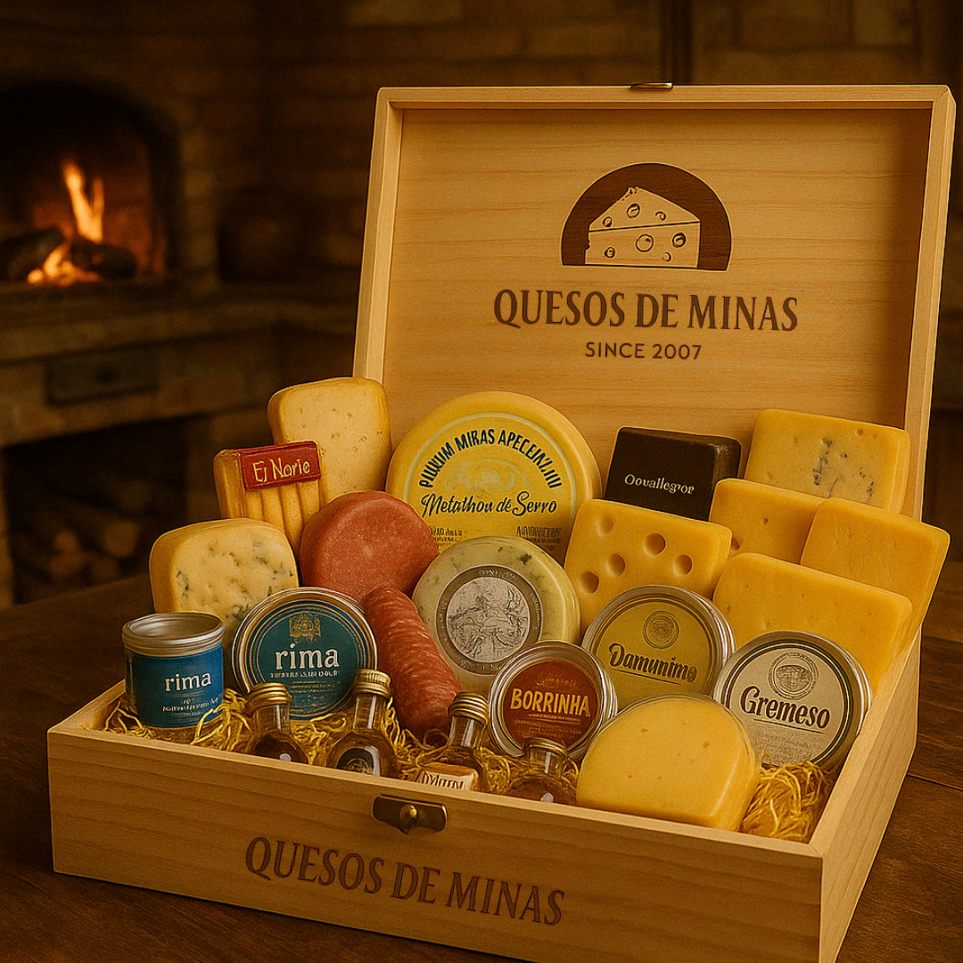 Caja Gourmet Quesos de Minas – 18 Sabores Artesanales